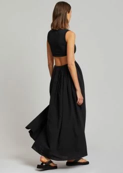 The Plan Mara Cut Out Maxi Dress - Black