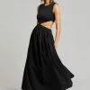 The Plan Mara Cut Out Maxi Dress - Black