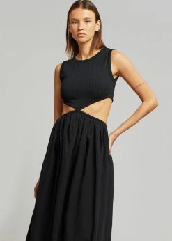 The Plan Mara Cut Out Maxi Dress - Black