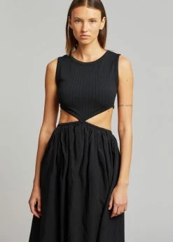The Plan Mara Cut Out Maxi Dress - Black