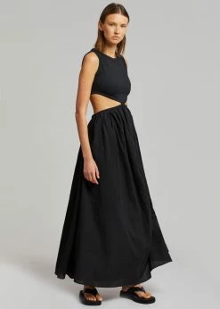 The Plan Mara Cut Out Maxi Dress - Black