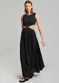 The Plan Mara Cut Out Maxi Dress - Black