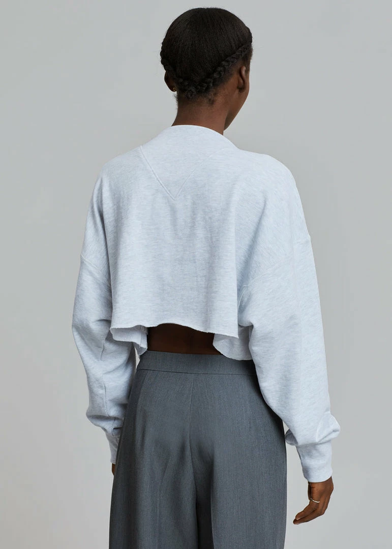 Coupon 𧨠Earl Grey CLOTHING Margo Cropped Sweatshirt - Grey π 6 Earl Grey CLOTHING Margo Cropped Sweatshirt - Grey