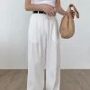 The Frankie Shop CLOTHING Maria Linen Pants - White