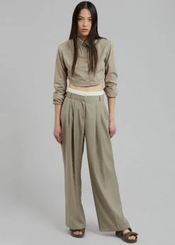 Top 10 π Beside You Mariza Wide Pants - Beige π 17 Beside You Mariza Wide Pants - Beige