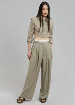 Top 10 π Beside You Mariza Wide Pants - Beige π 23 Beside You Mariza Wide Pants - Beige