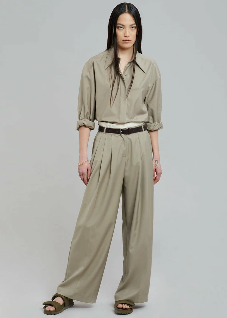 Top 10 π Beside You Mariza Wide Pants - Beige π 3 Beside You Mariza Wide Pants - Beige