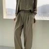 Beside You Mariza Wide Pants - Beige