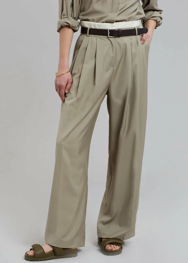 Top 10 π Beside You Mariza Wide Pants - Beige π 9 Beside You Mariza Wide Pants - Beige