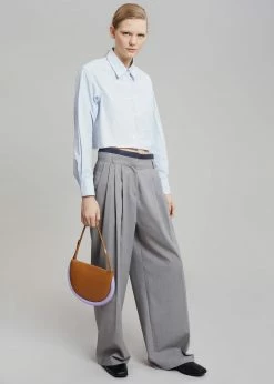 Beside You Mariza Wide Pants - Grey