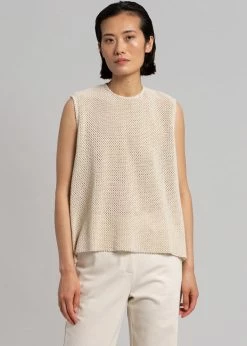 MATIN Knit Tank - Natural