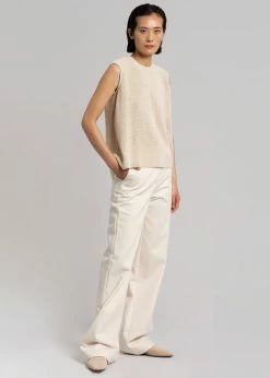 MATIN Knit Tank - Natural