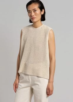 MATIN Knit Tank - Natural