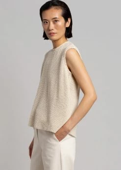 MATIN Knit Tank - Natural