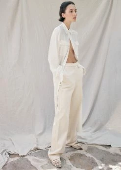 CLOTHING MATIN Slim Pant - Natural