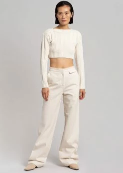 CLOTHING MATIN Slim Pant - Natural
