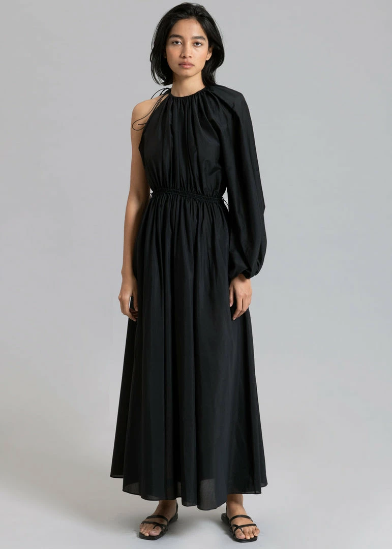 Top 10 π CLOTHING Matteau Asymmetric One Shoulder π Dress - Black π― 1 CLOTHING Matteau Asymmetric One Shoulder Dress - Black