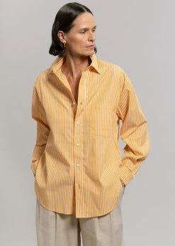 CLOTHING Matteau Classic Stripe Shirt - Soleil