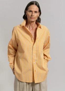 CLOTHING Matteau Classic Stripe Shirt - Soleil