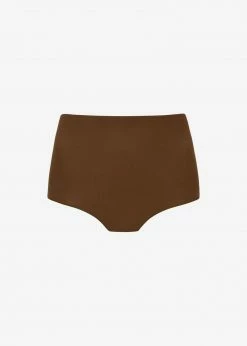 CLOTHING Matteau High Waist Bikini Brief - Pecan