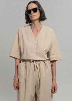 Love My Santa Maxim Jumpsuit - Beige