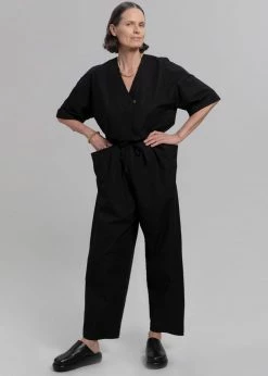 Love My Santa Maxim Jumpsuit - Black CLOTHING