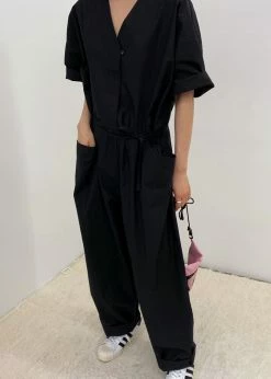 Love My Santa Maxim Jumpsuit - Black CLOTHING