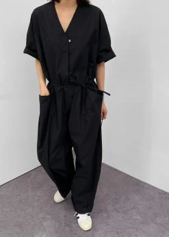 Love My Santa Maxim Jumpsuit - Black CLOTHING