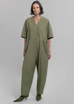 Love My Santa Maxim Jumpsuit - Olive