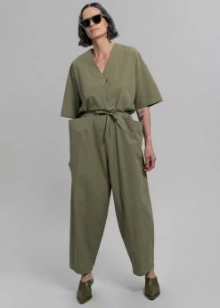Love My Santa Maxim Jumpsuit - Olive