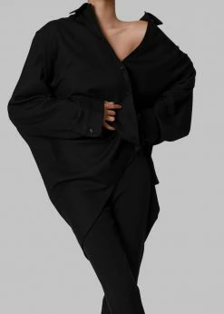 Paper Moon Mayim Oversized Shirt - Black