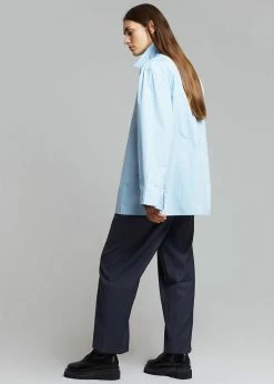 Paper Moon CLOTHING Mayim Oversized Shirt - Sky