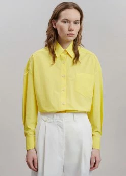 Discount π The Frankie Shop CLOTHING Melody Oversized π Shirt - Blazing Yellow β€οΈ 10 The Frankie Shop CLOTHING Melody Oversized Shirt - Blazing Yellow