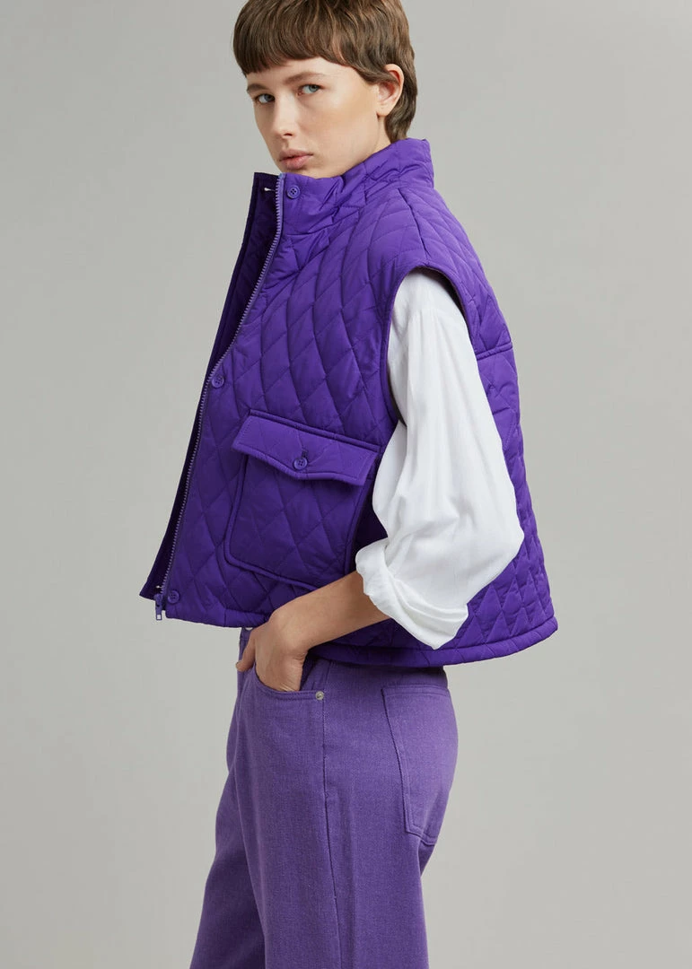 Cheap β€οΈ Hyhill Melton Vest - Berry CLOTHING π 3 Hyhill Melton Vest - Berry CLOTHING