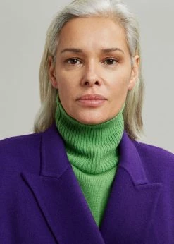 Concert Mila Belted Jacket - Berry