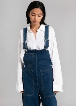 Avenue Milo Denim Overalls - Dark Indigo CLOTHING
