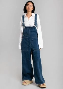Avenue Milo Denim Overalls - Dark Indigo CLOTHING