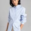 The Frankie Shop Mina Shirt - Blue Stripe