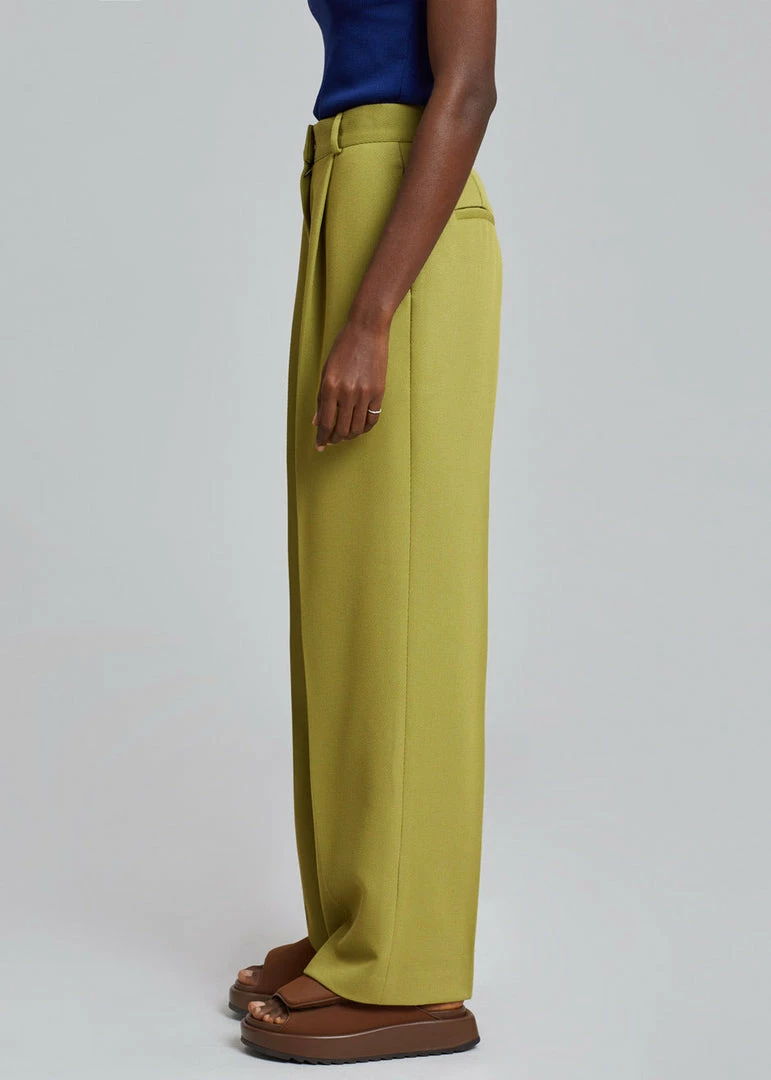 Hot Sale π The Frankie Shop Minerva Suit Pants - Moss Green CLOTHING β¨ 5 The Frankie Shop Minerva Suit Pants - Moss Green CLOTHING