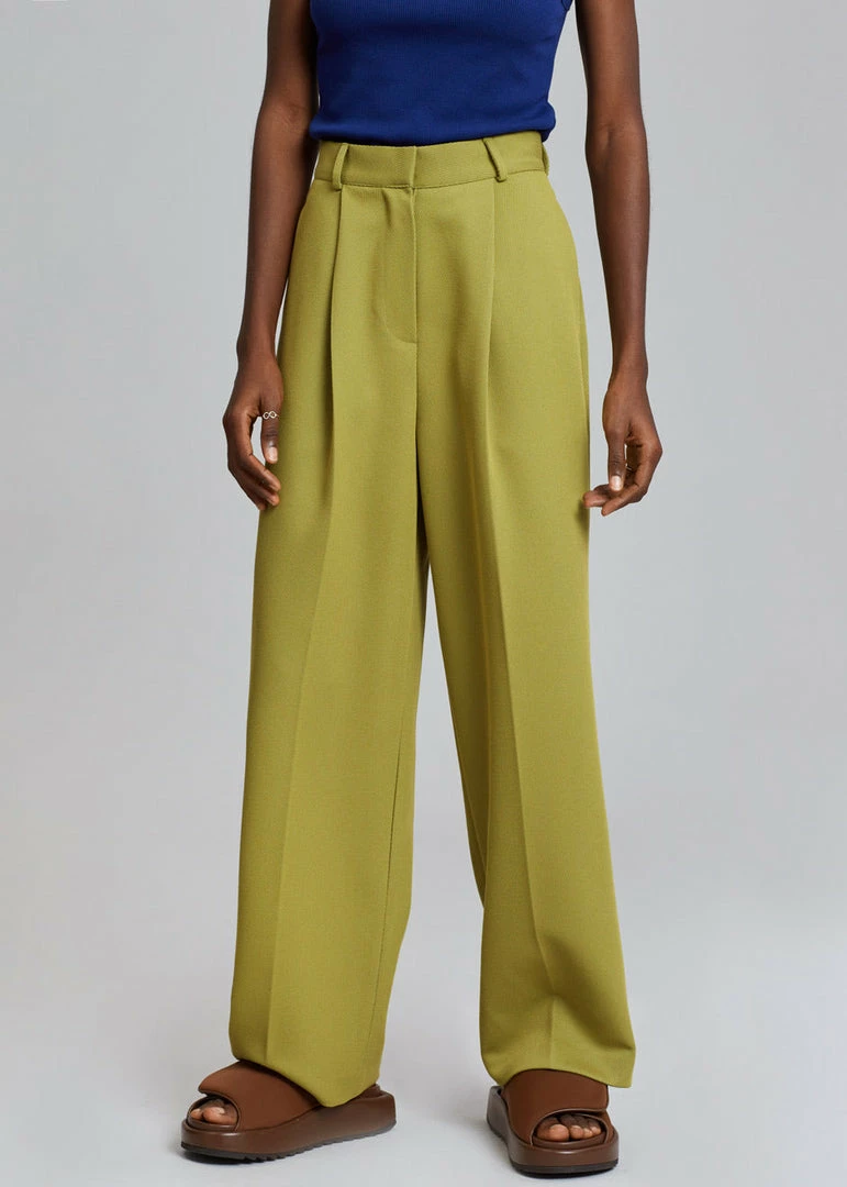 Hot Sale π The Frankie Shop Minerva Suit Pants - Moss Green CLOTHING β¨ 8 The Frankie Shop Minerva Suit Pants - Moss Green CLOTHING