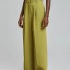 The Frankie Shop Minerva Suit Pants - Moss Green CLOTHING