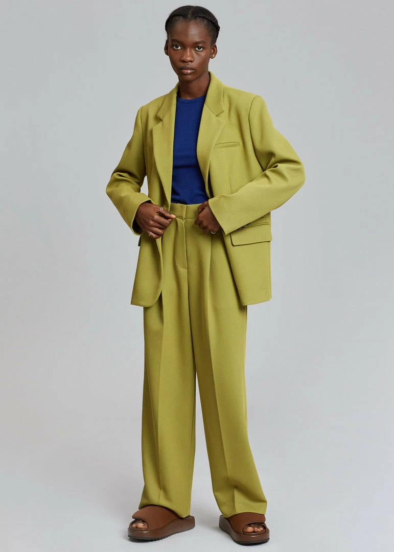 Hot Sale π The Frankie Shop Minerva Suit Pants - Moss Green CLOTHING β¨ 6 The Frankie Shop Minerva Suit Pants - Moss Green CLOTHING