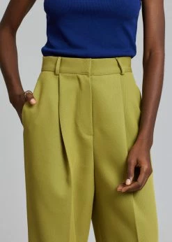 Hot Sale π The Frankie Shop Minerva Suit Pants - Moss Green CLOTHING β¨ 14 The Frankie Shop Minerva Suit Pants - Moss Green CLOTHING