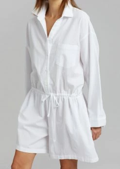 Overtake Mitri Romper - White