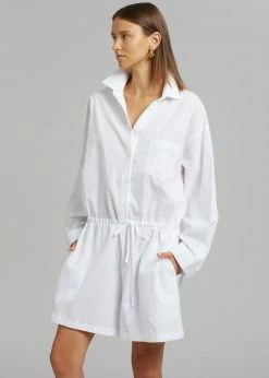 Overtake Mitri Romper - White