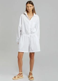 Overtake Mitri Romper - White