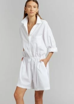 Overtake Mitri Romper - White