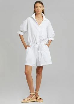 Overtake Mitri Romper - White