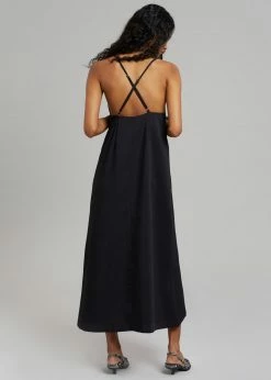 J Shop CLOTHING Miwa Midi Dress - Black