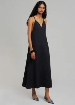 J Shop CLOTHING Miwa Midi Dress - Black